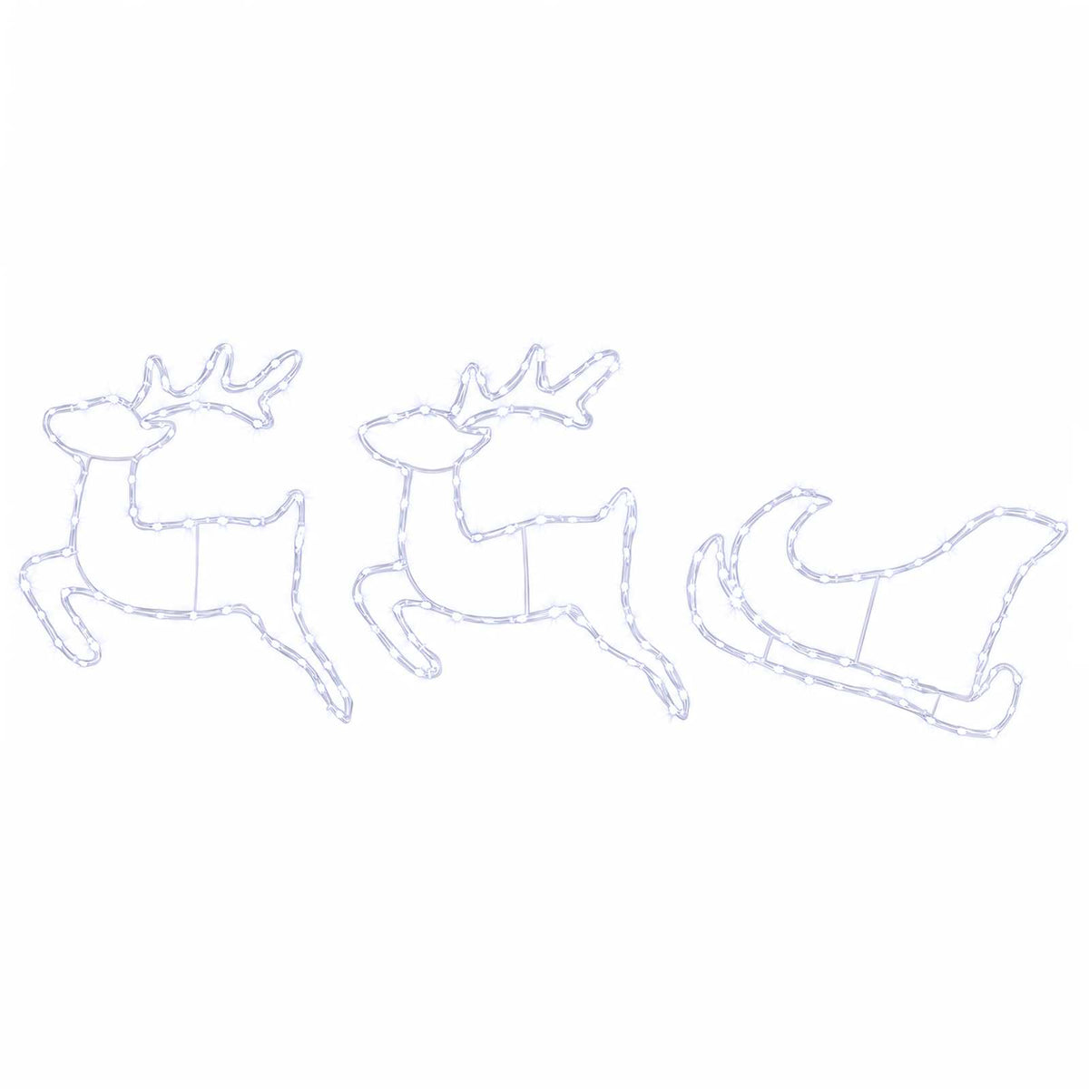 Reindeer and Sleigh Christmas Decoration LOVIISA 180 LEDs