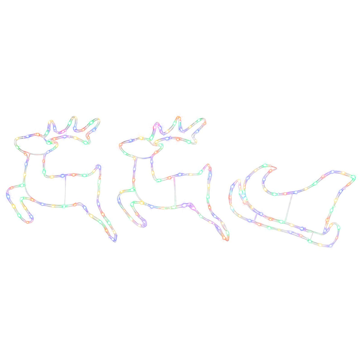 Reindeer and Sleigh Christmas Decoration LOVIISA 180 LEDs