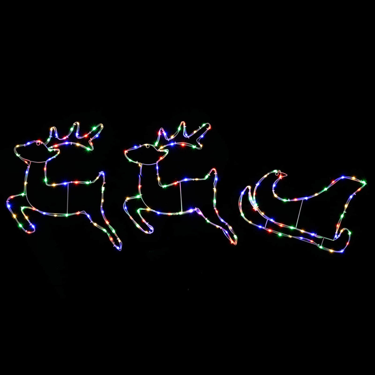 Reindeer and Sleigh Christmas Decoration LOVIISA 180 LEDs