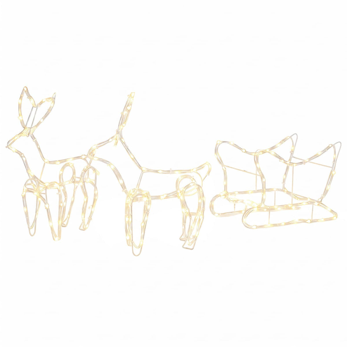 Reindeer and Sleigh Christmas Decoration LOVIISA 240 LEDs