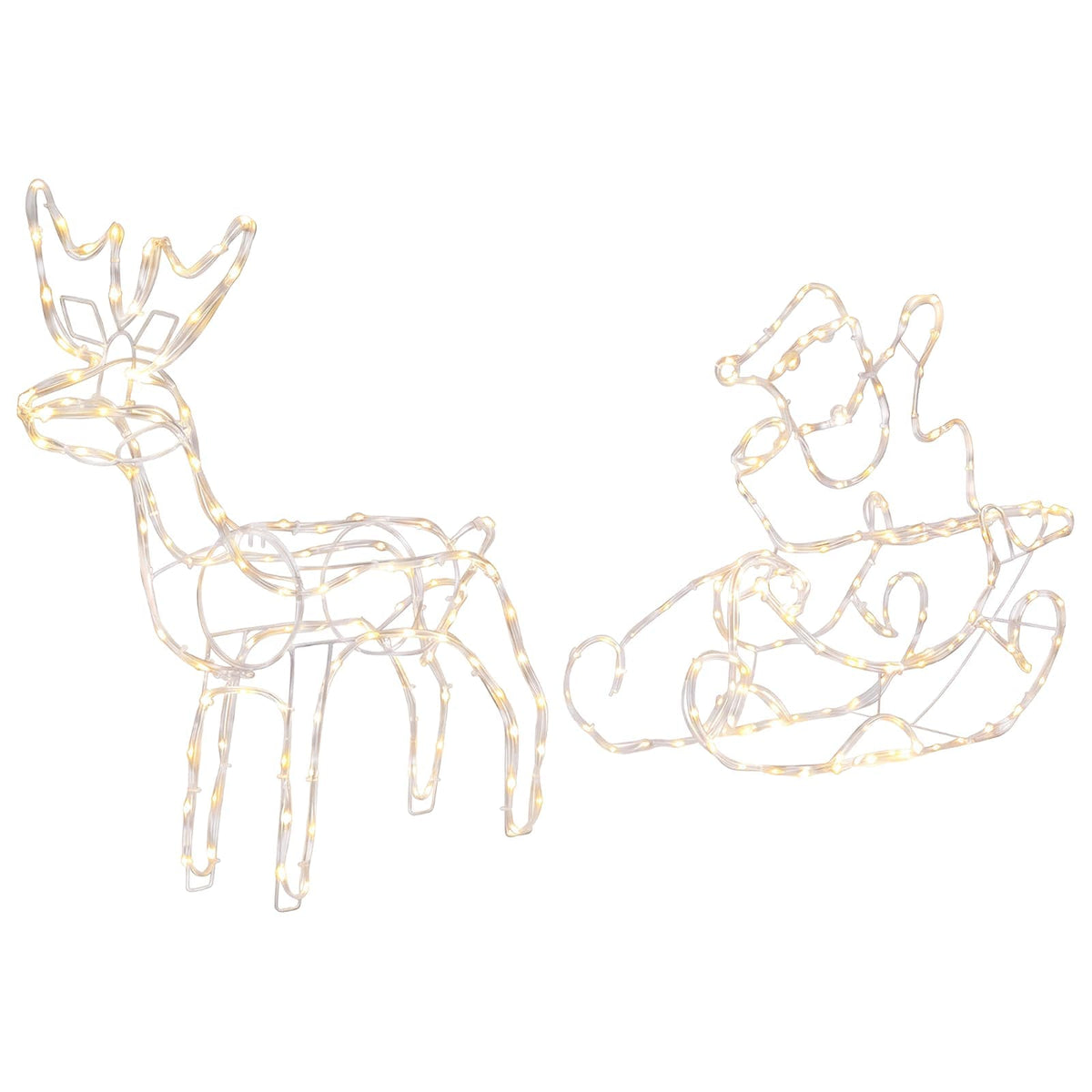 Reindeer and Sleigh Christmas Decoration LOVIISA 320 LEDs