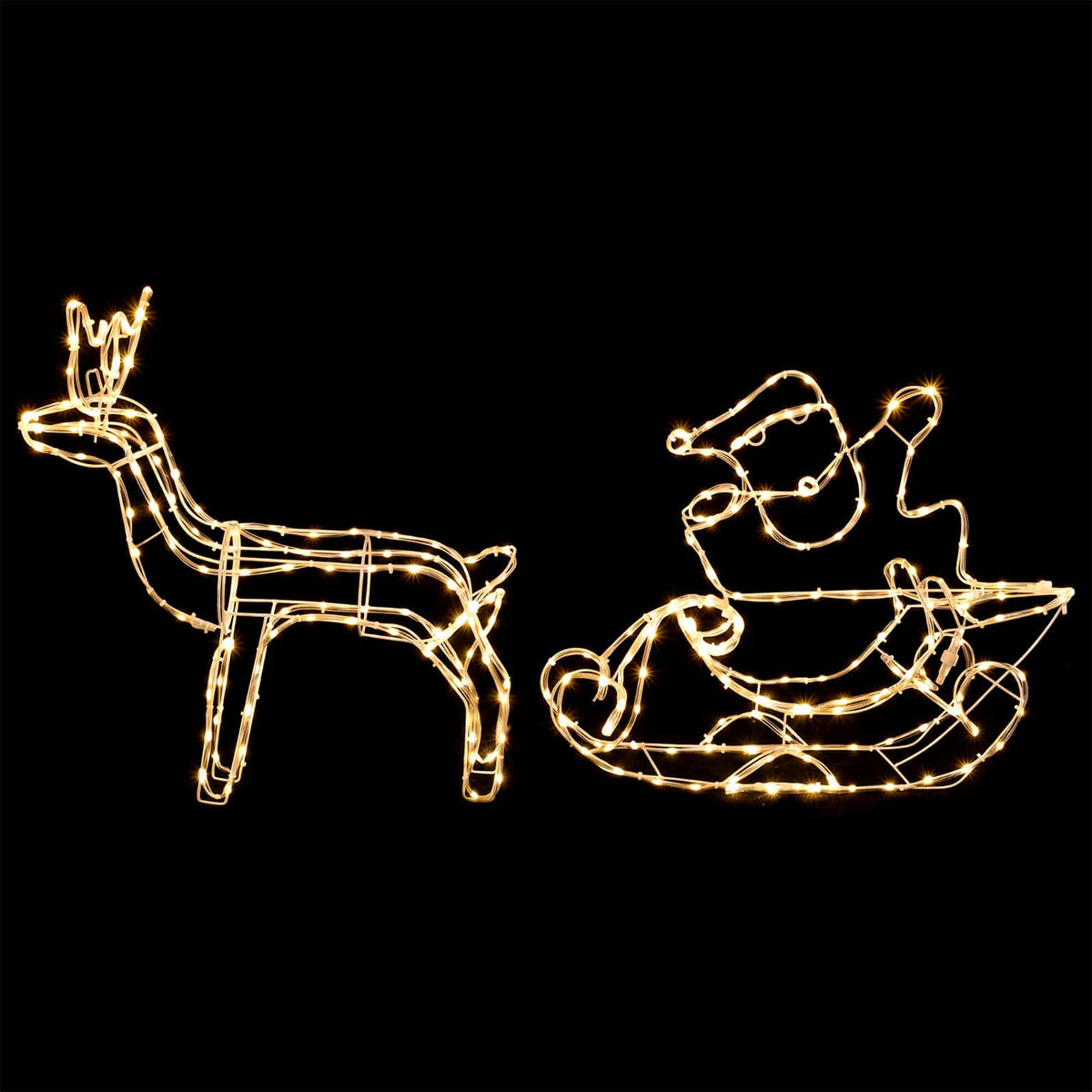 Reindeer and Sleigh Christmas Decoration LOVIISA 320 LEDs