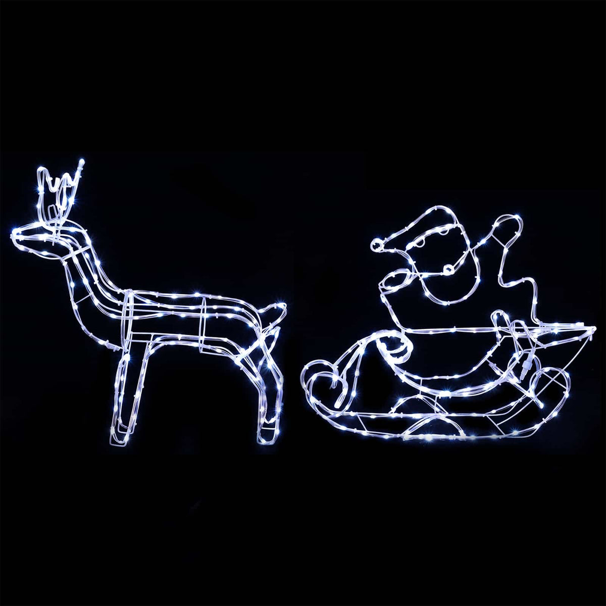 Reindeer and Sleigh Christmas Decoration LOVIISA 320 LEDs