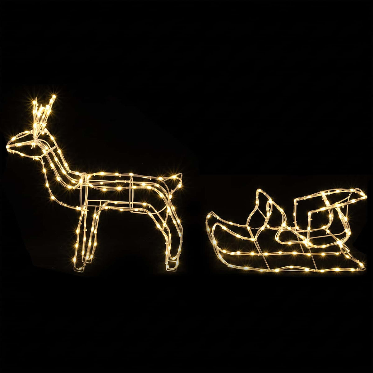 Reindeer and Sleigh Christmas Decoration LOVIISA 240 LEDs