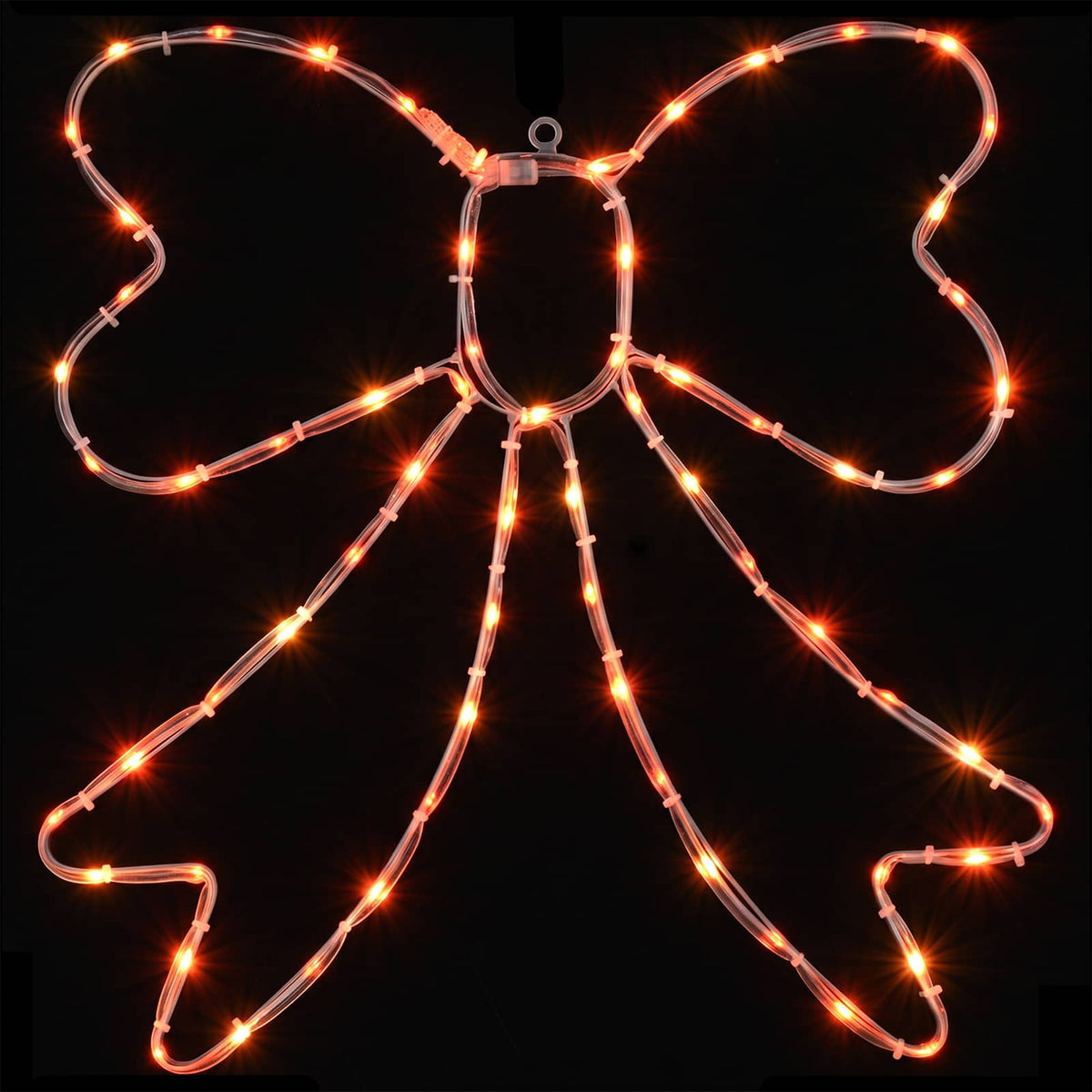 LED Rope Light Bow LOVIISA 70 LEDs Red 50 x 51 cm