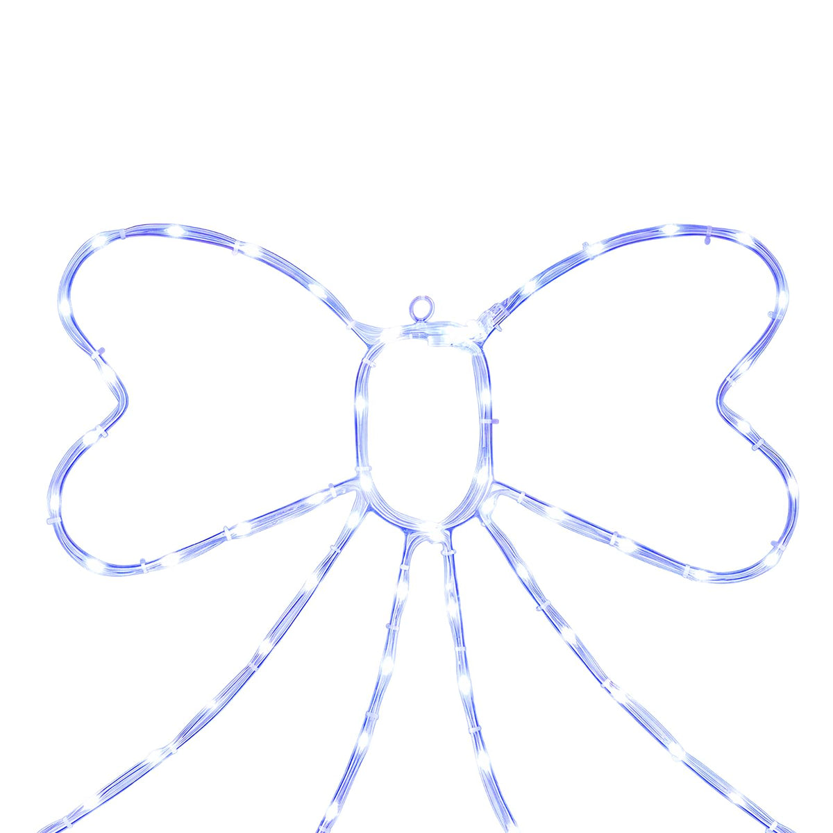 LED Rope Light Bow LOVIISA 70 LEDs Blue 50 x 51 cm