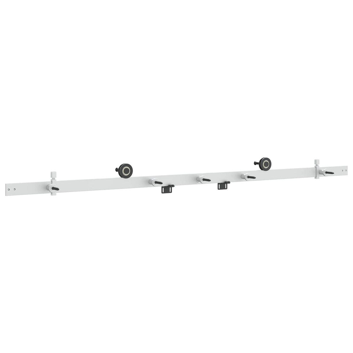 Sliding Door Hardware Kit 152.4 cm Steel White