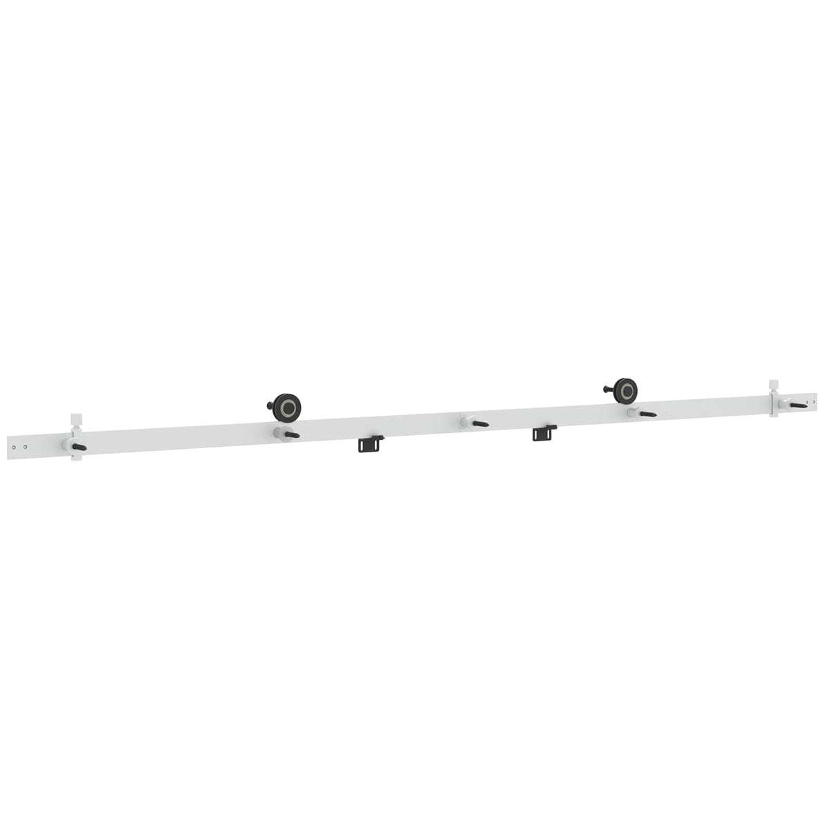 Sliding Door Hardware Kit 183 cm Steel White
