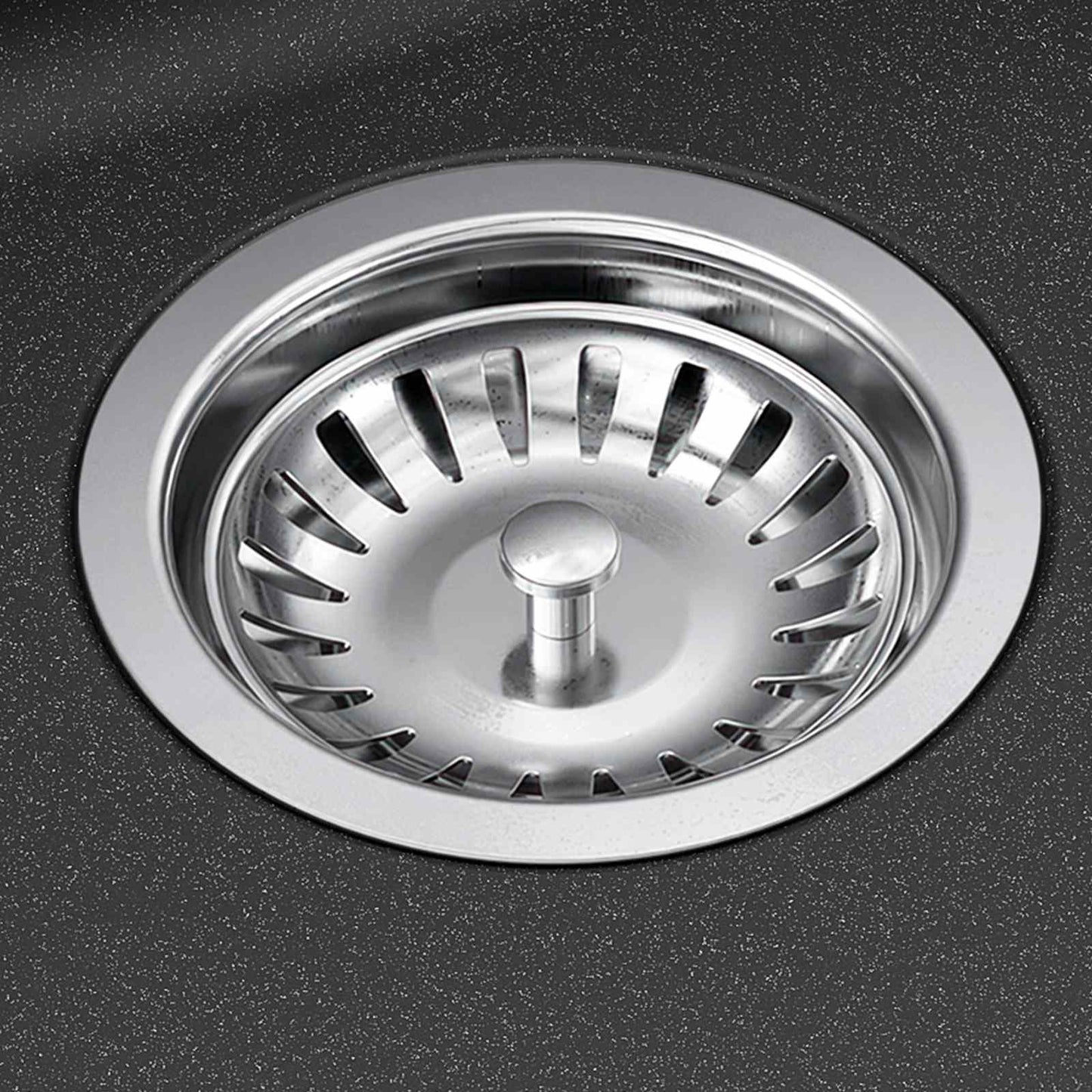 Kitchen Sink Single Basin Granite 42 x 46 x 31 cm Graphite