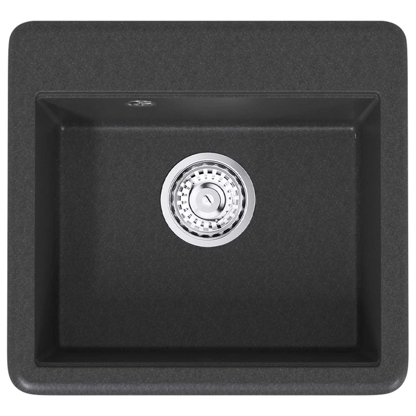 Kitchen Sink Single Basin Granite 47 x 44 x 19 cm Graphite