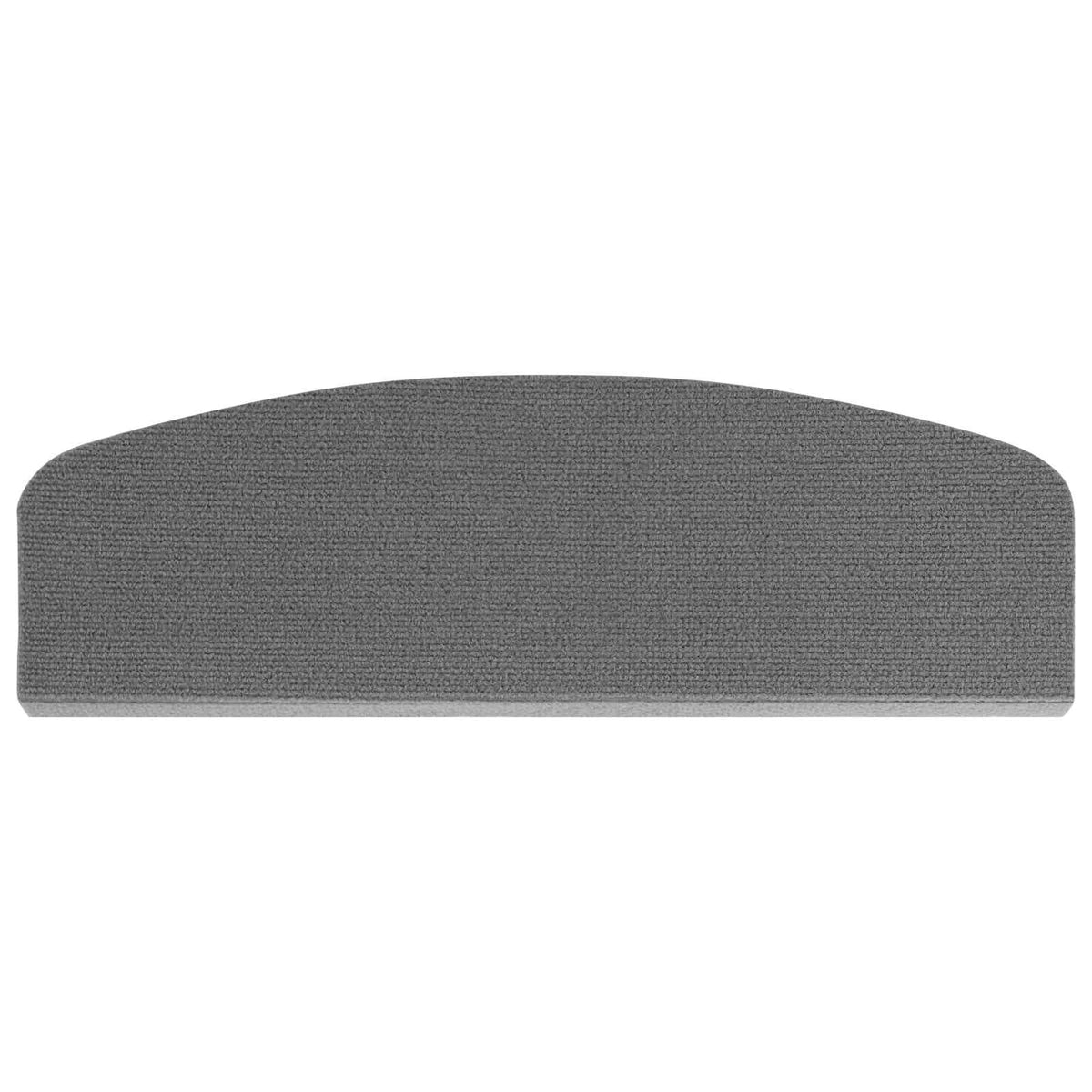 Stair Mats 15 pcs 56 x 17 x 3 cm Light Grey Polyester