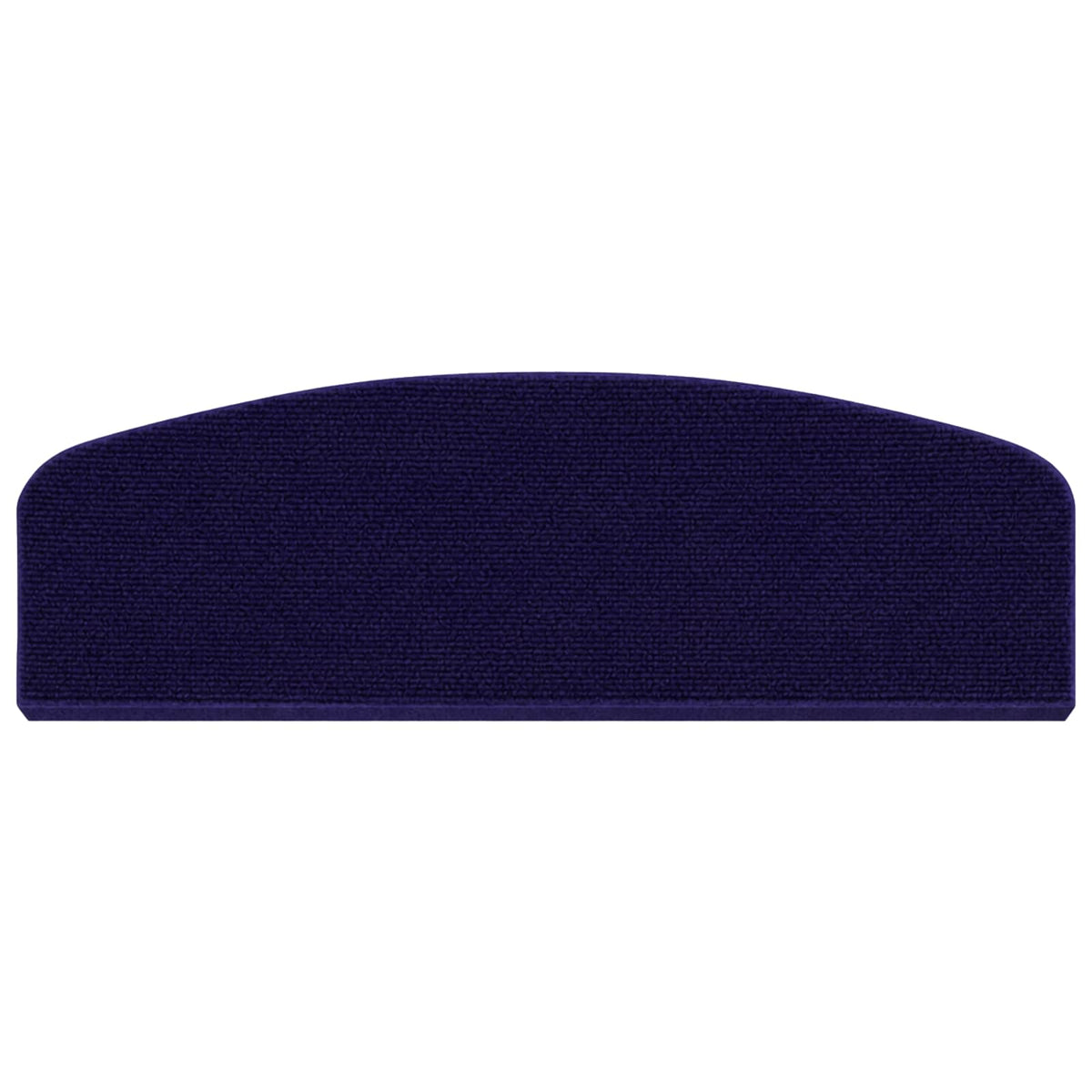 Stair Mats 15 pcs 65 x 21 x 4 cm Blue Polyester Half-round