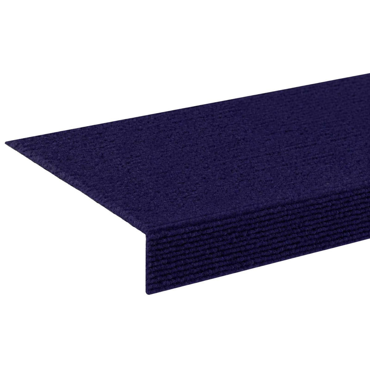Stair Mats 15 pcs 65 x 21 x 4 cm Blue Polyester Rectangular