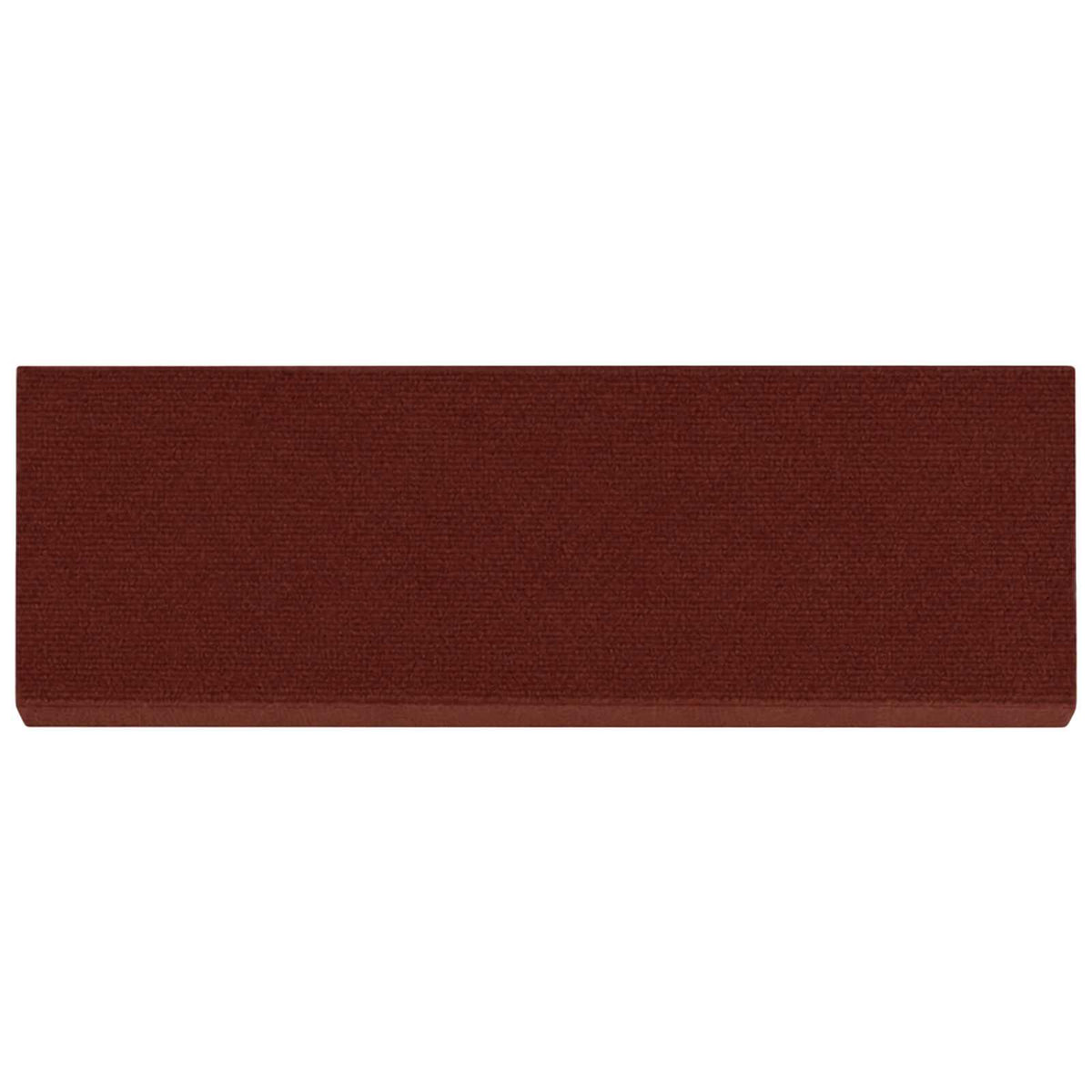 Stair Mats 15 pcs 65 x 21 x 4 cm Burgundy Polyester Rectangular