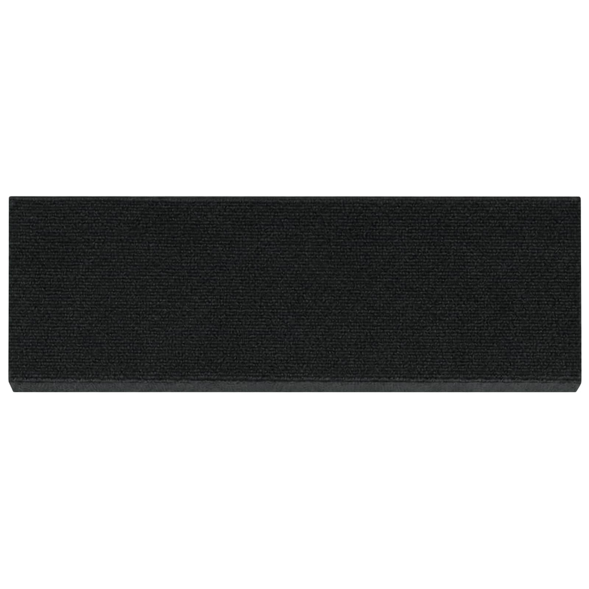 Stair Mats 15 pcs 65 x 21 x 4 cm Dark Grey Polyester