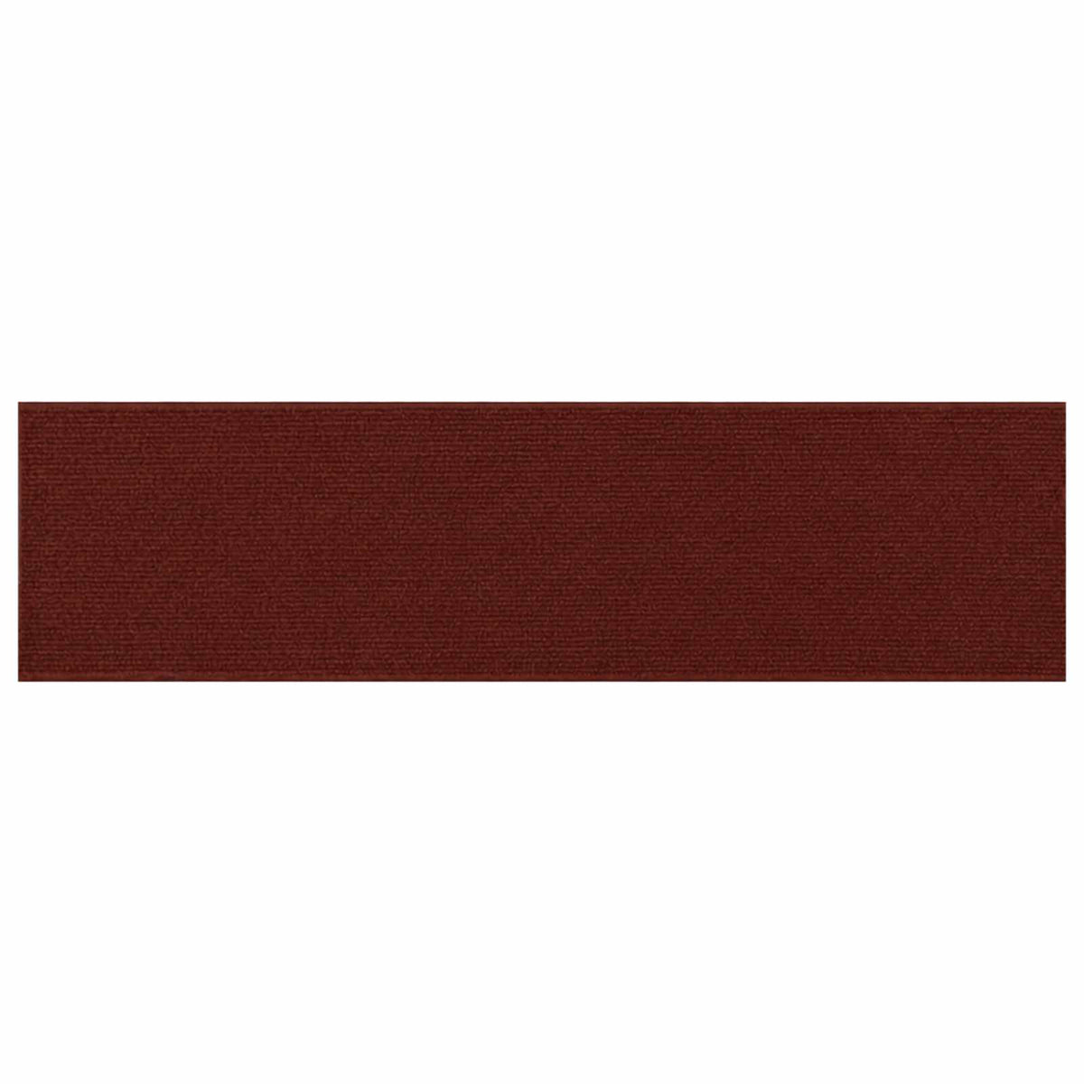 Stair Mats 15 pcs 76 x 20 cm Burgundy Polyester Rectangular