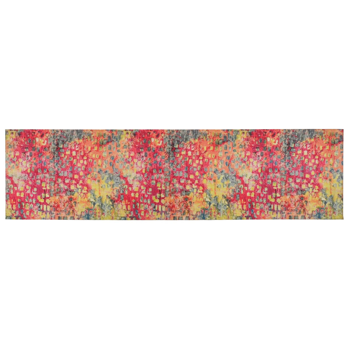 Stair Mats 15 pcs 76 x 20 cm Multicolour Polyester Rectangular