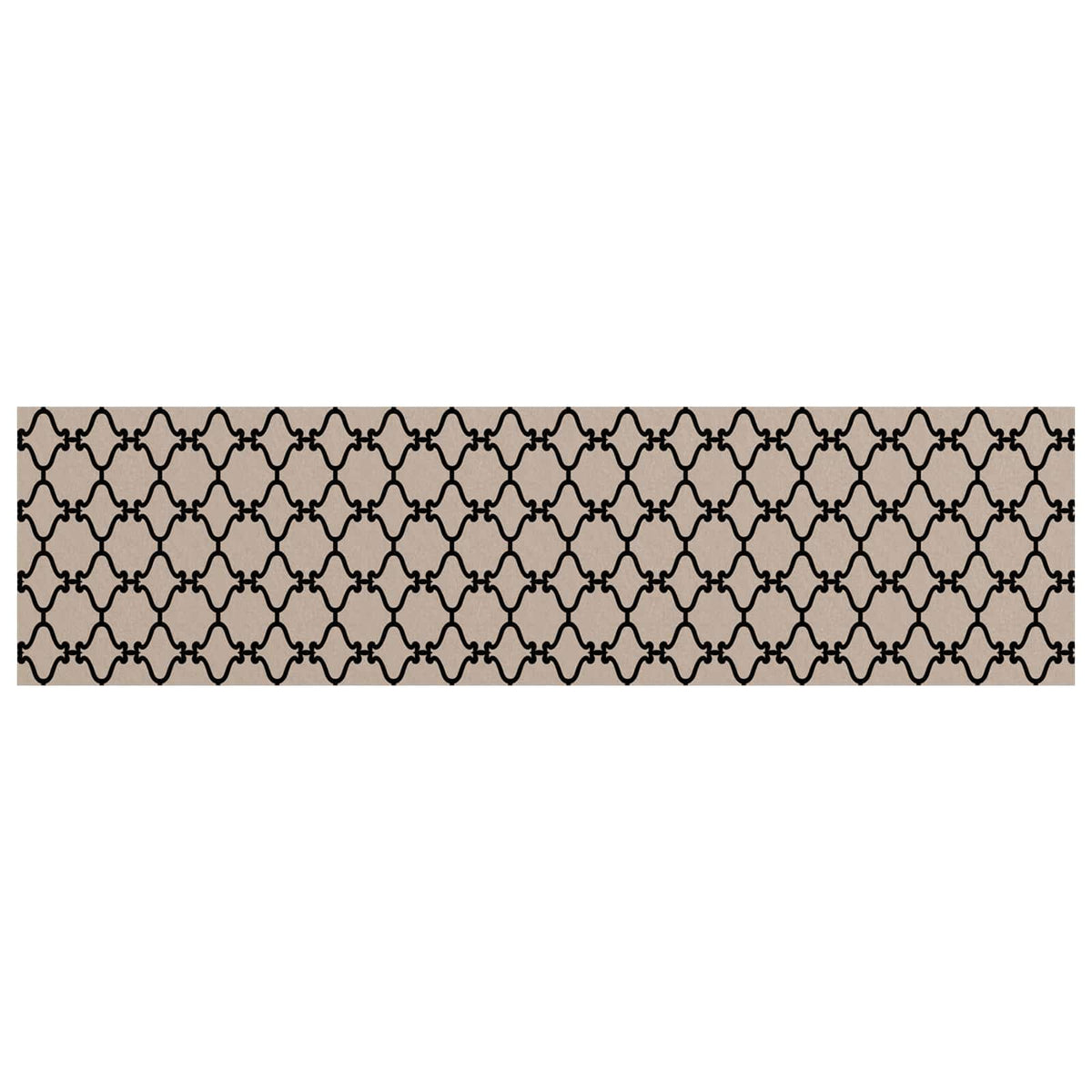 Stair Mats 15 pcs 76 x 20 cm Grey Mesh Pattern Polyester