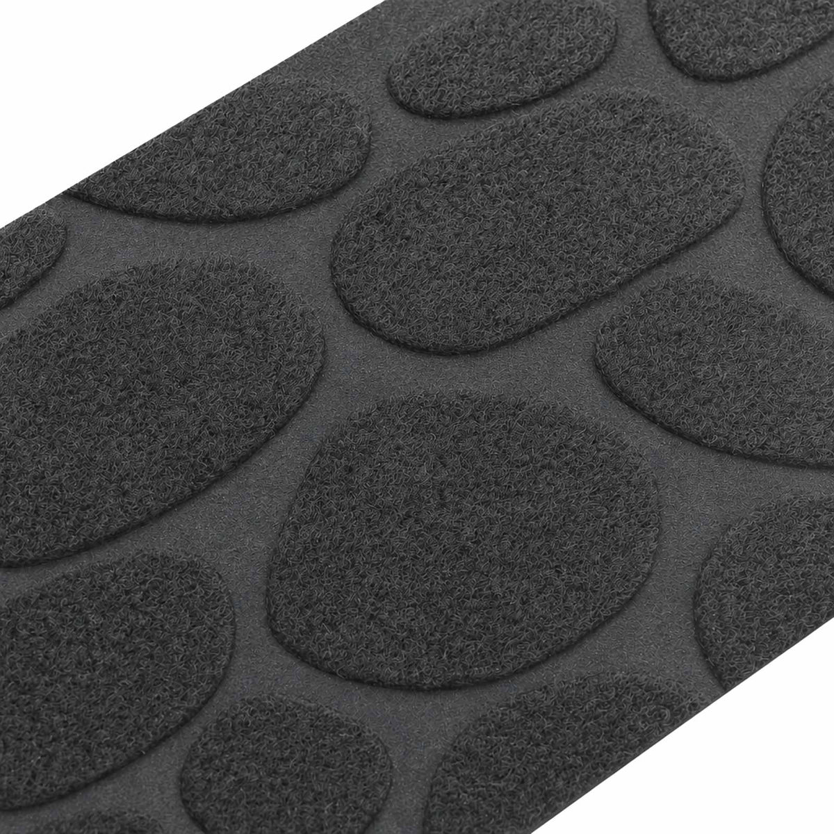 Stair Mats 15 pcs 76 x 20 cm Dark Grey Polyester Rectangular