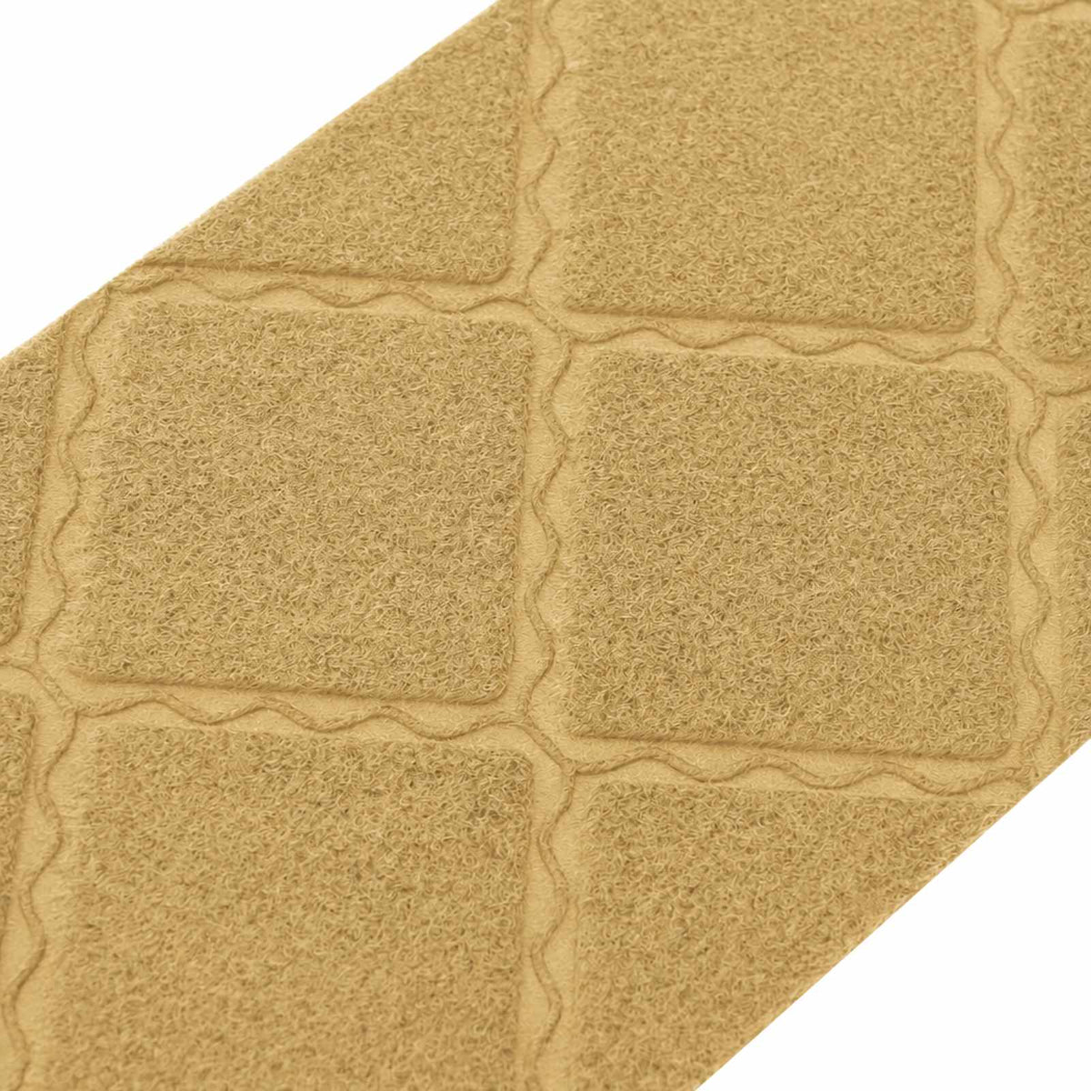 Stair Mats 15 pcs 76 x 20 cm Beige Polyester Rectangular