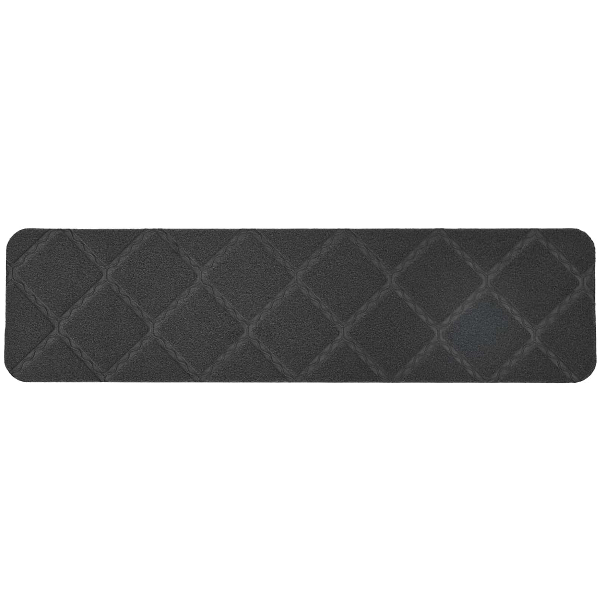 Stair Mats 15 pcs 76 x 20 cm Dark Grey Polyester Rectangular