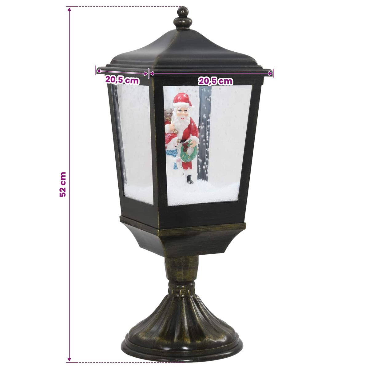 Christmas Lantern ESPOO Cool White 20.5 x 20.5 x 52 cm