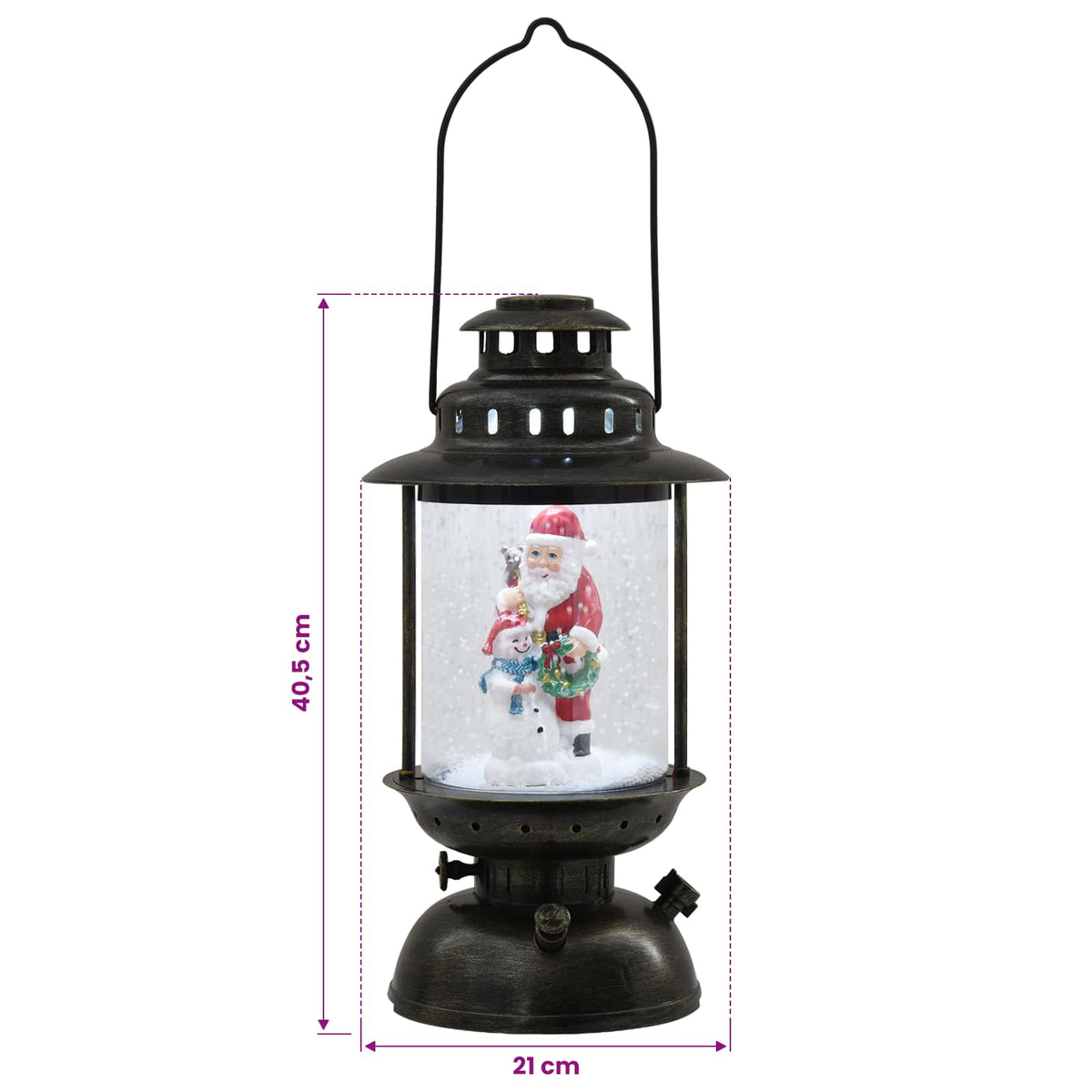 Christmas Lantern ESPOO Cool White Ø 21 x 40.5 cm