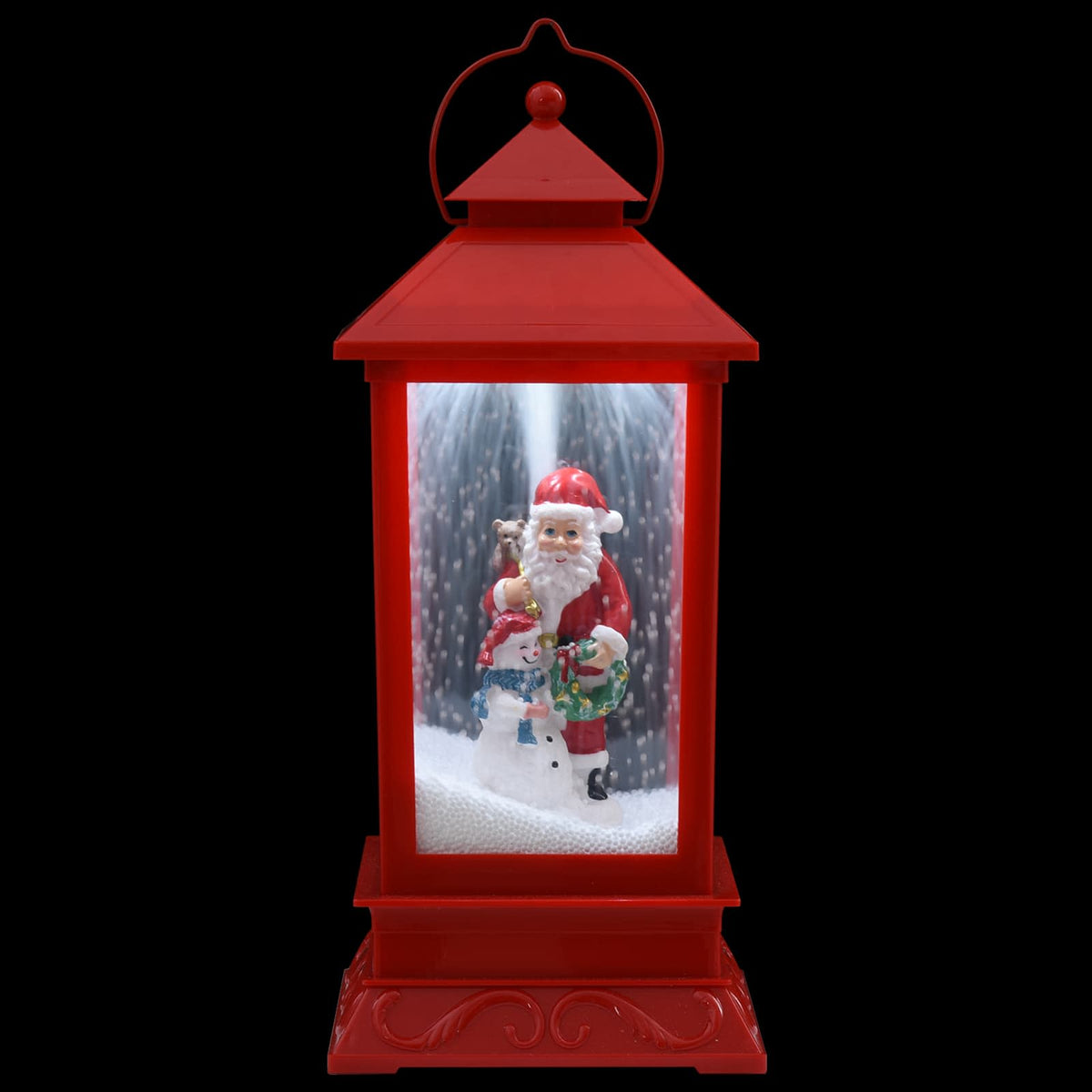 Christmas Lantern ESPOO Cold White 17.5 x 17.5 x 41 cm