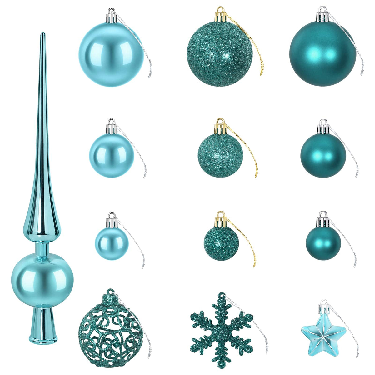 Christmas Ball Set 111 pcs Green 6 cm Polystyrene