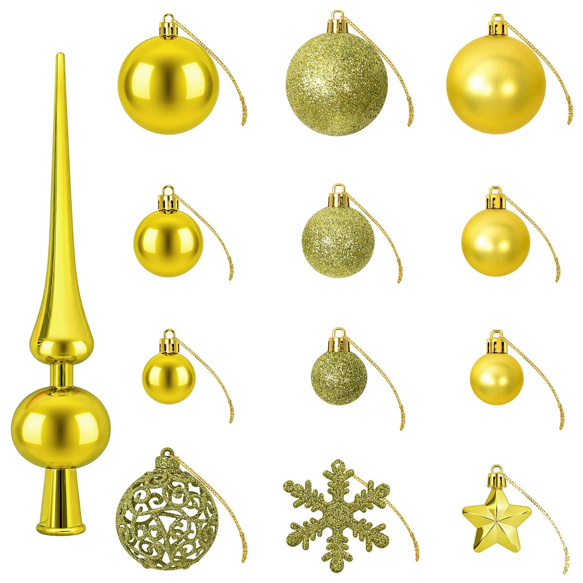 Christmas Ball Set 111 pcs Light Green 6 cm Polystyrene