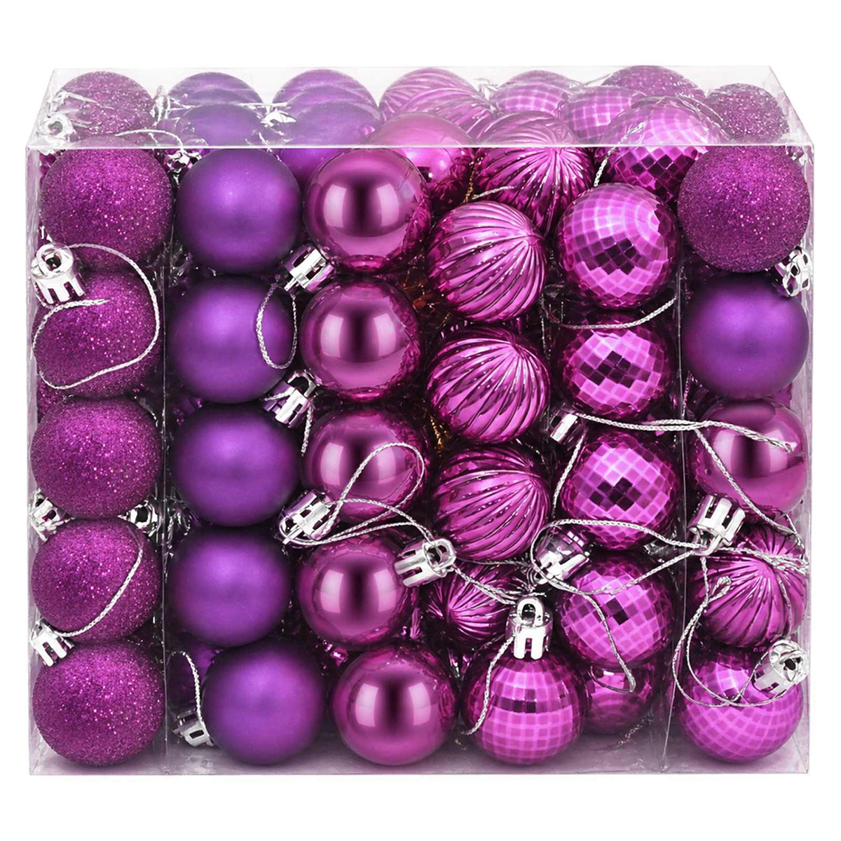 Christmas Ball Set 150 pcs Lilac 3 cm Polystyrene