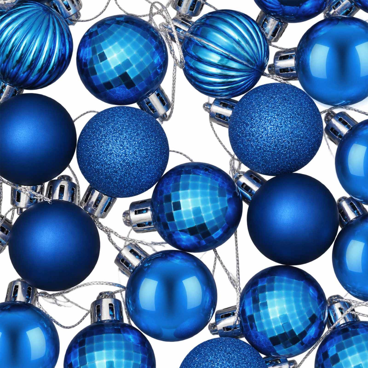 Christmas Ball Set 150 pcs Blue 3 cm Polystyrene