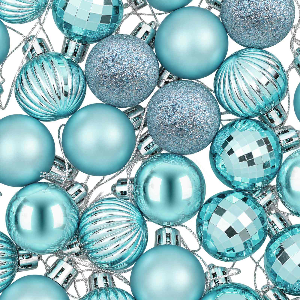 Christmas Ball Set 150 pcs Turquoise 3 cm Polystyrene