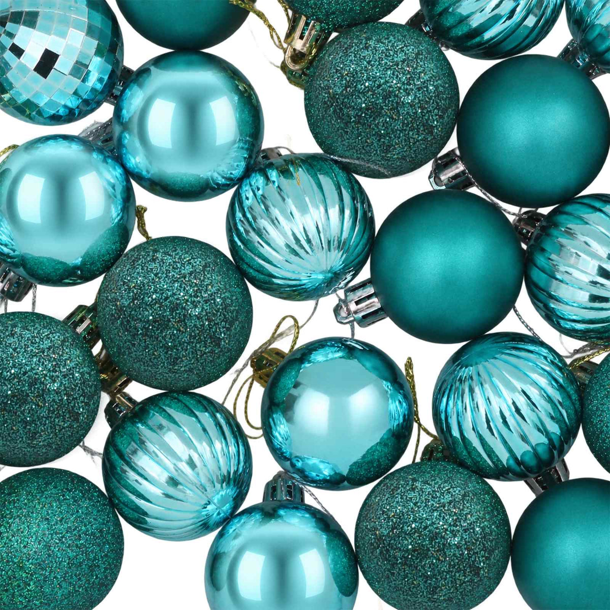 Christmas Ball Set 100 pcs Green 4 cm Polystyrene