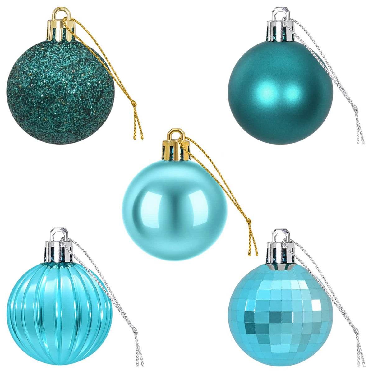 Christmas Ball Set 100 pcs Green 4 cm Polystyrene