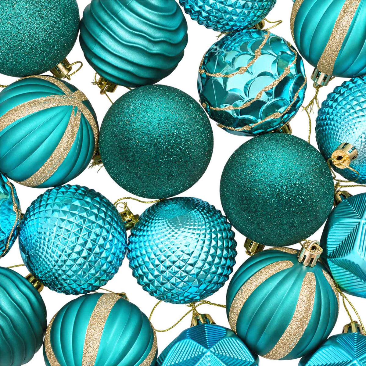 Christmas Ball Set 36 pcs Green 6 cm Polystyrene