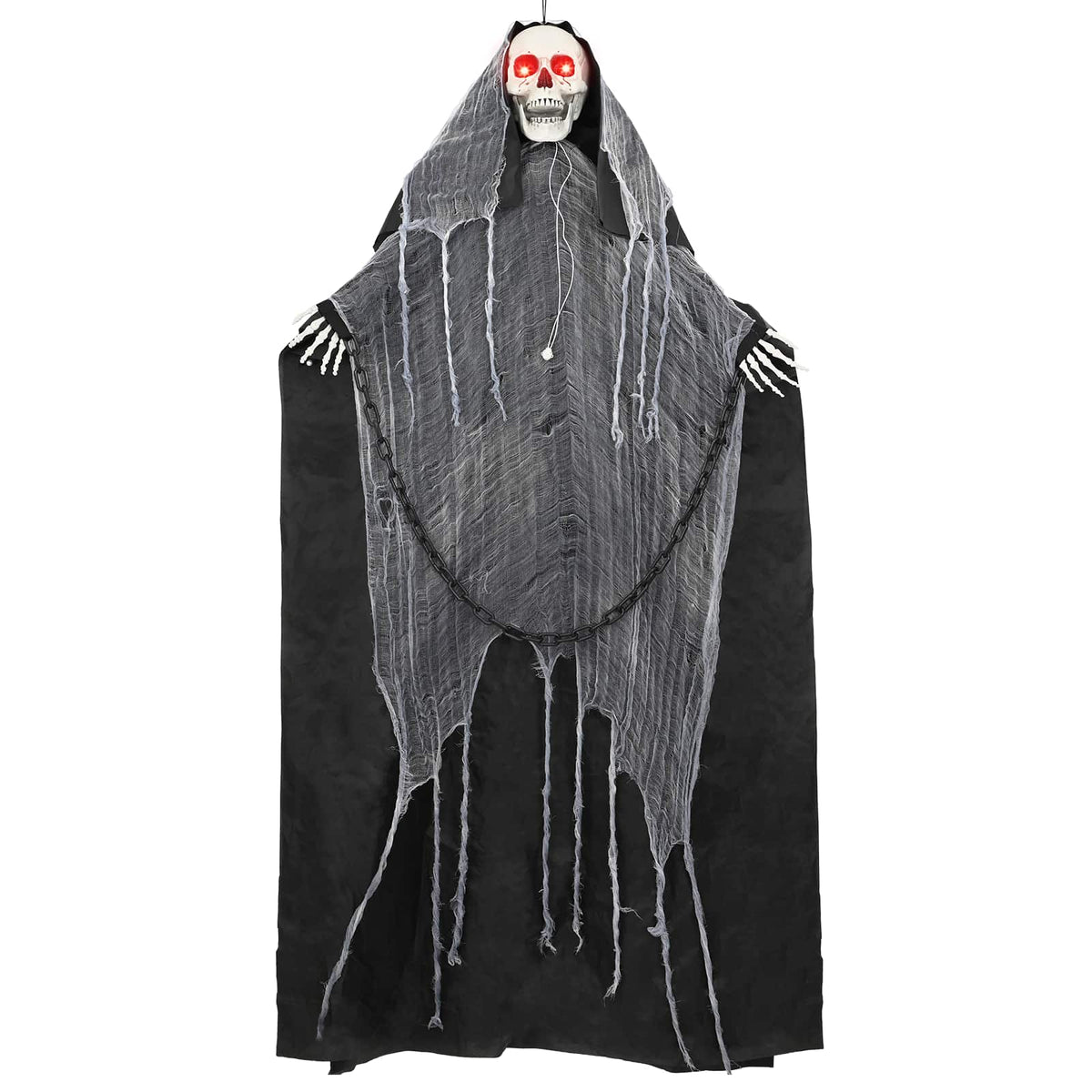 Halloween Hanging Grim Reaper SPOOKA Black 112 x 164 cm