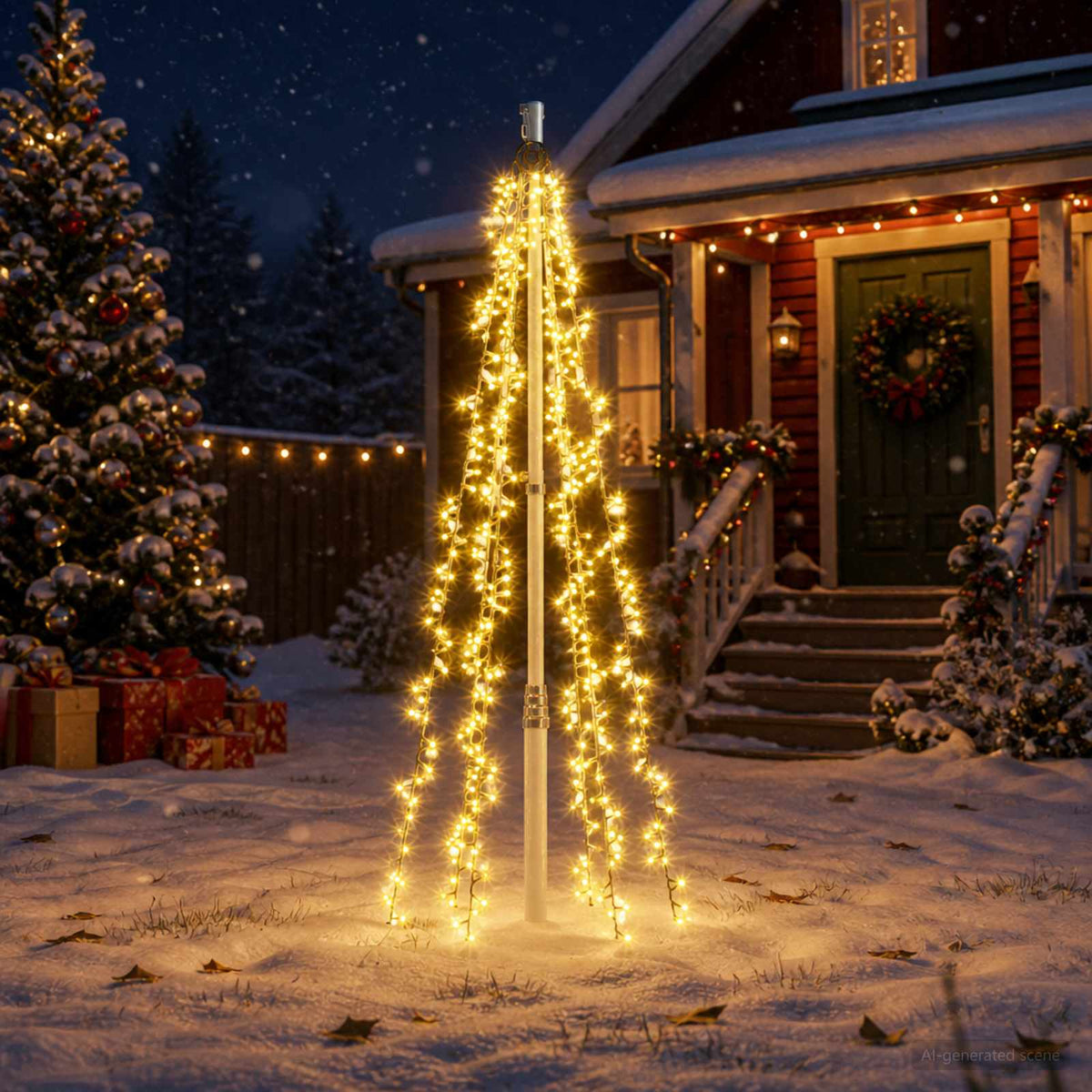 Christmas Tree Lights with 6 LEDs 540 LEDs Warm White