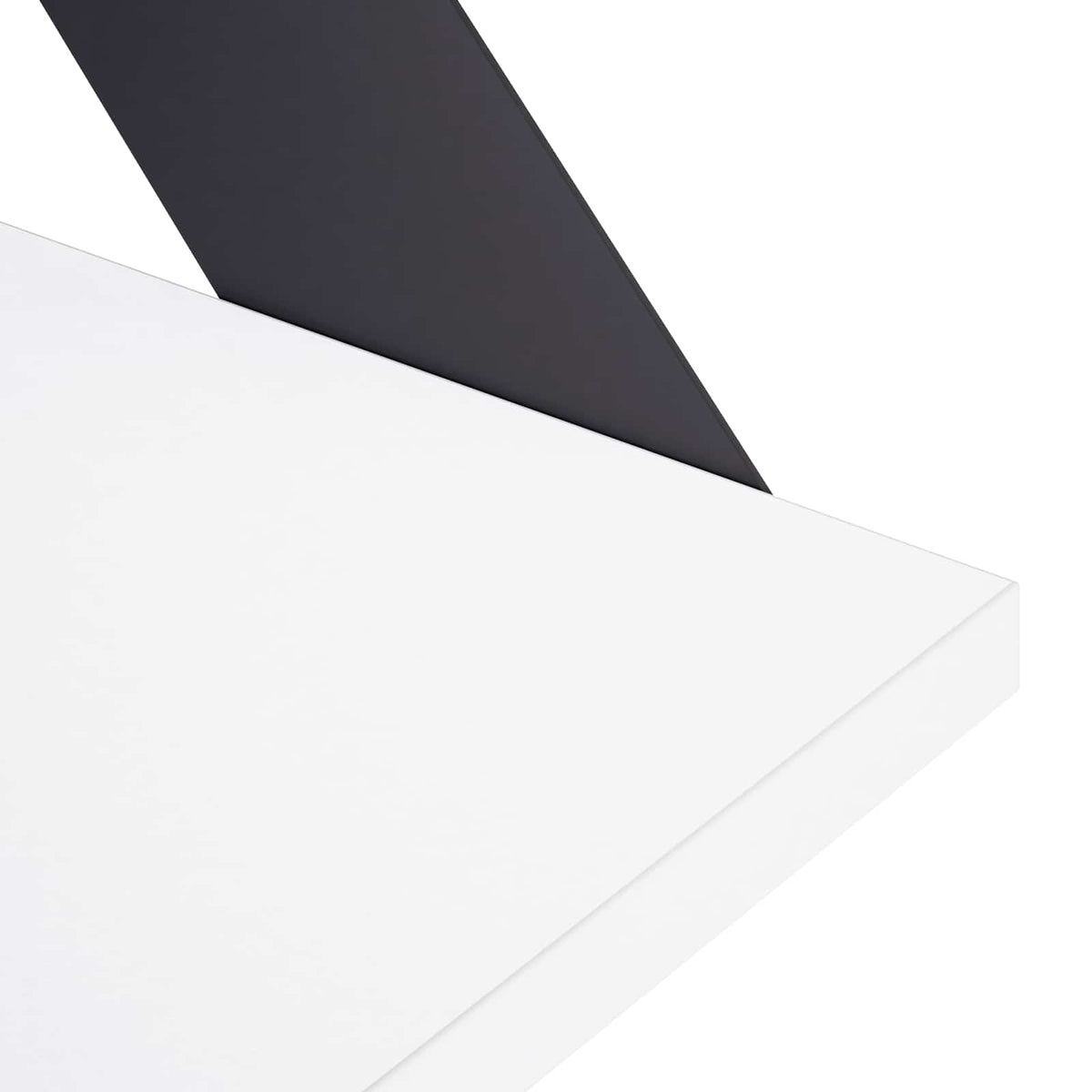 Wall Shelves 2 pcs White 50 x 20 x 17 cm