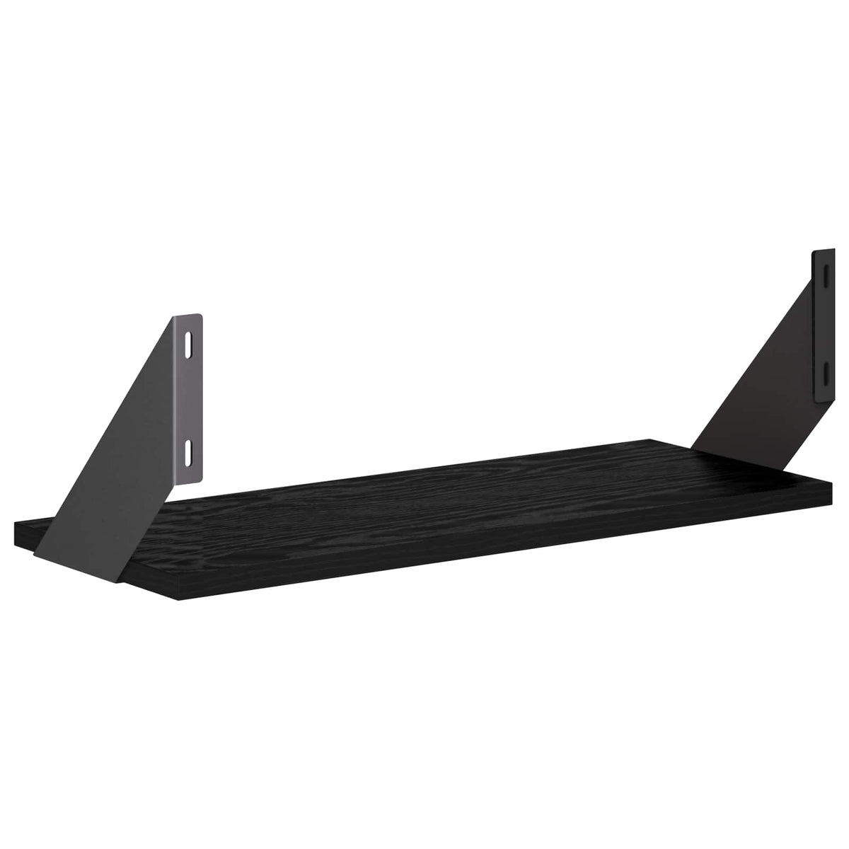 Wall Shelves 4 pcs Black Oak 50 x 20 x 17 cm