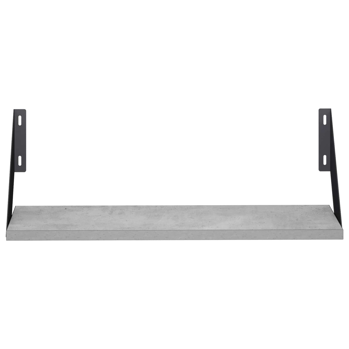 Wall Shelves 2 pcs Concrete Grey 50 x 20 x 17 cm