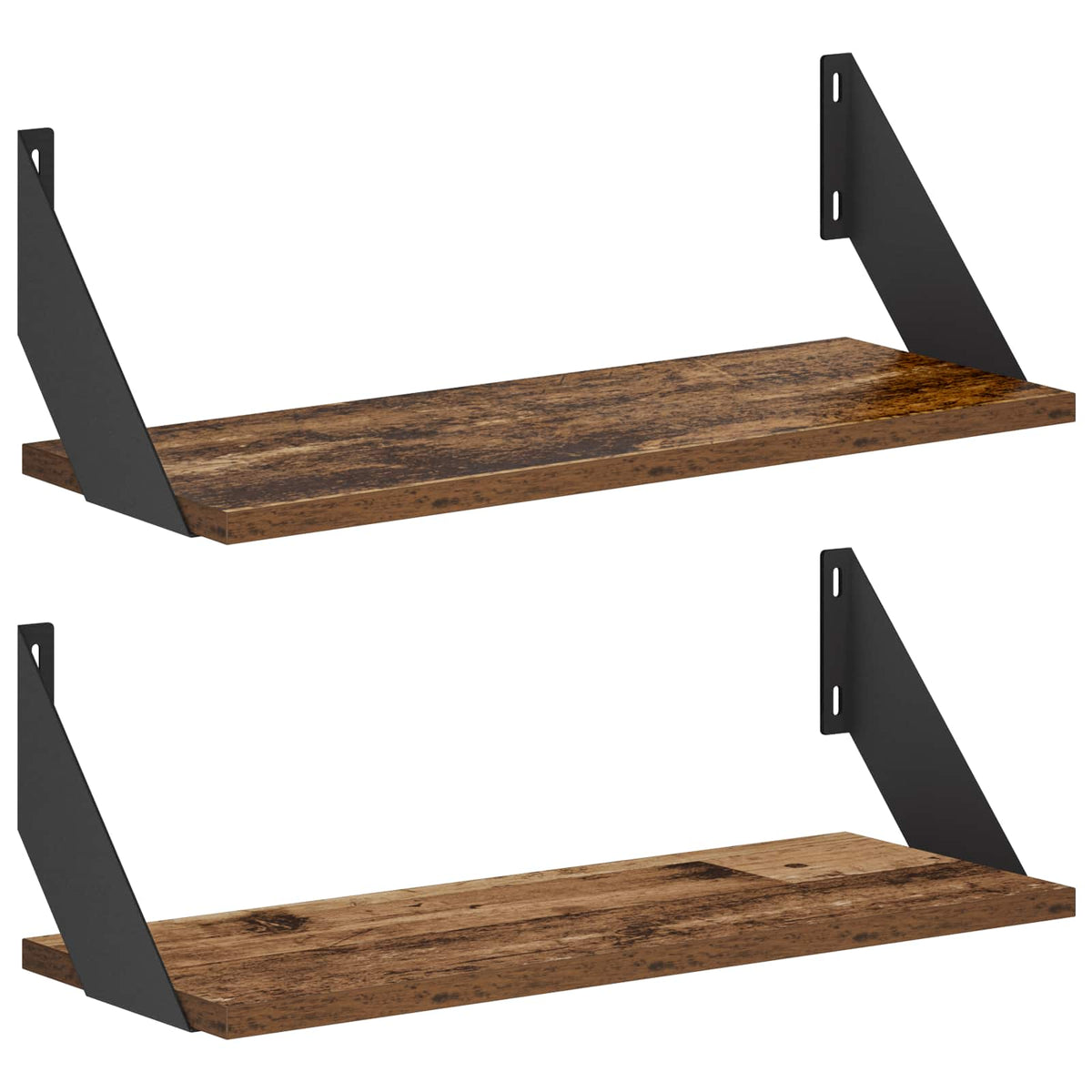 Wall Shelves 2 pcs Old Wood 50 x 20 x 17 cm