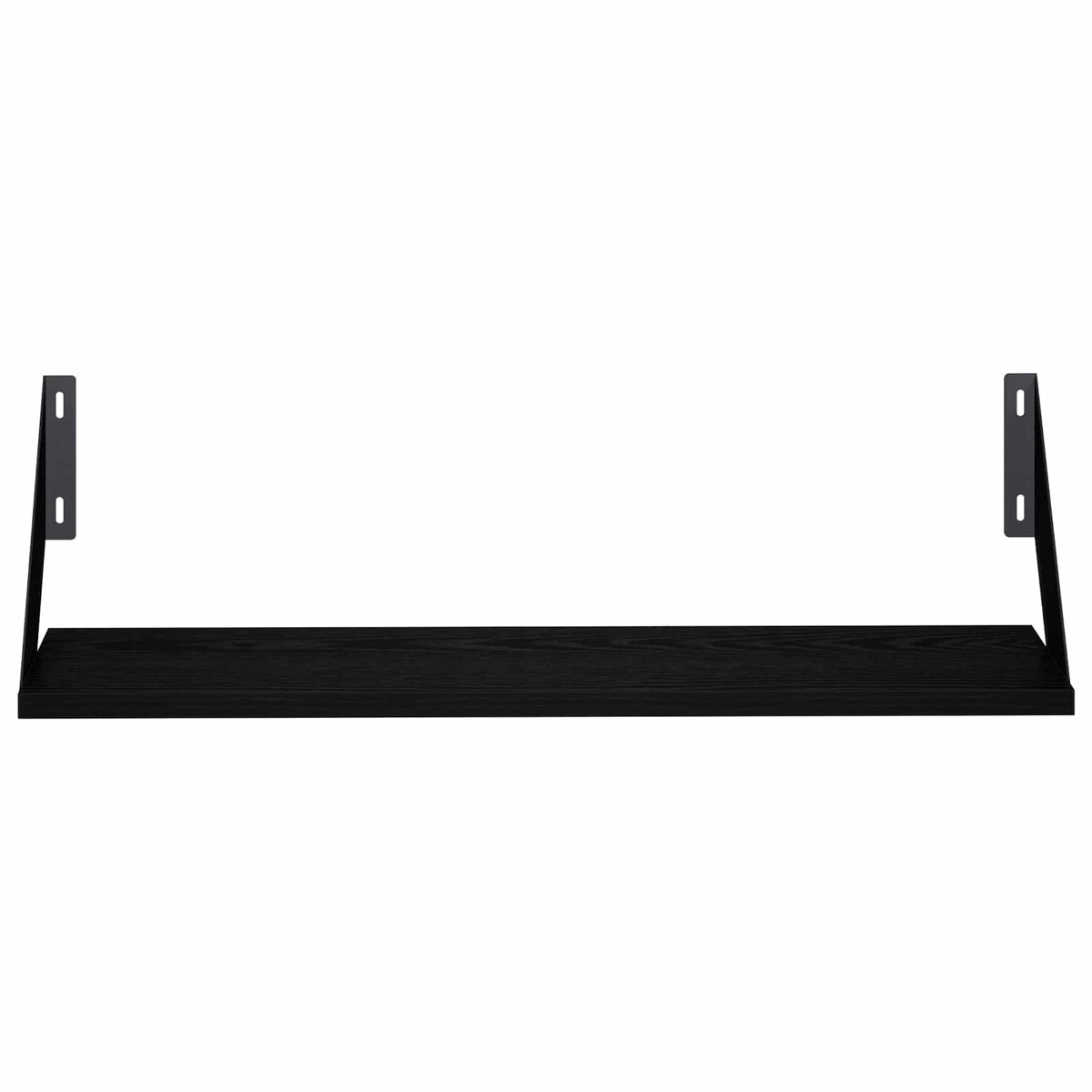 Wall Shelves 2 pcs Black Oak 60 x 20 x 17 cm