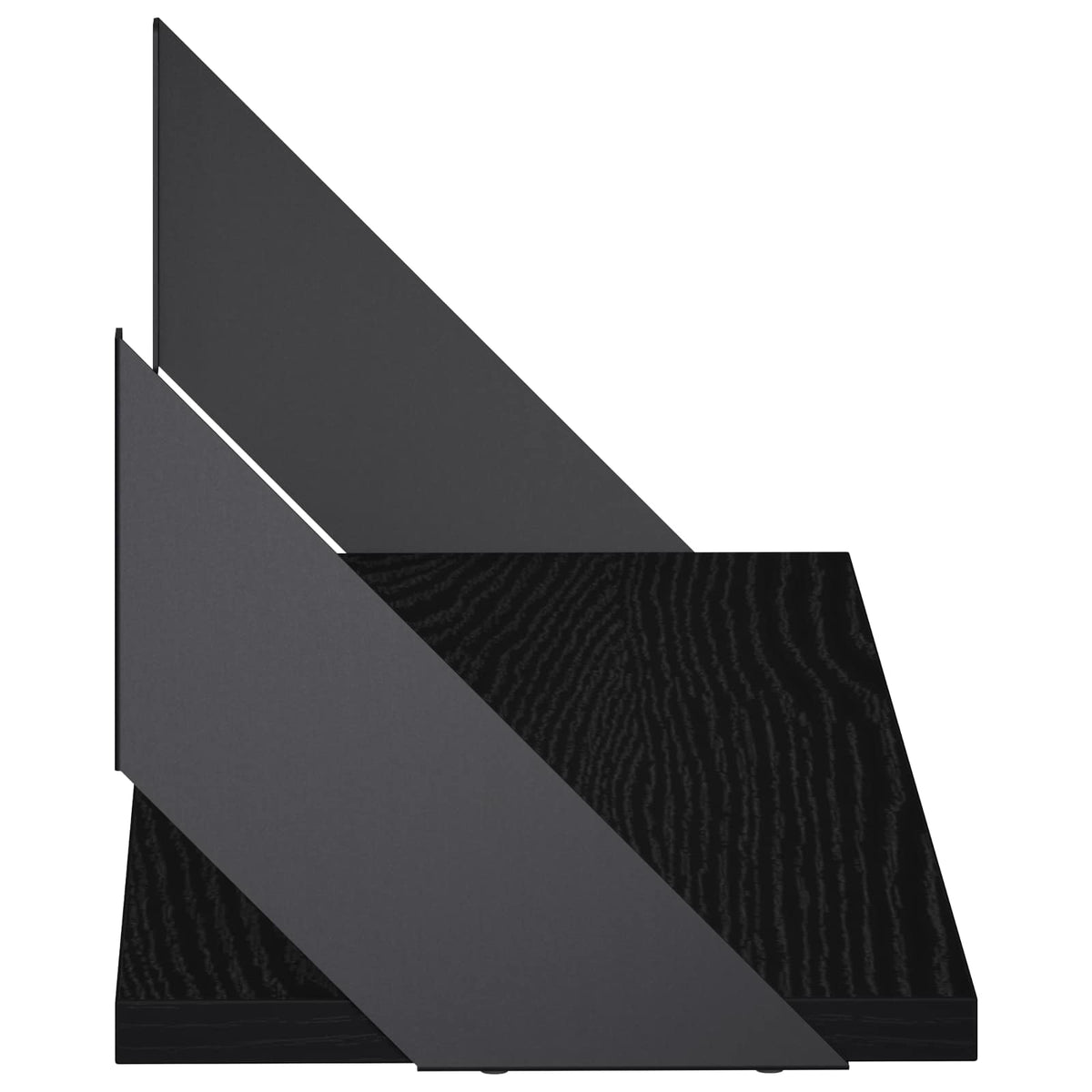 Wall Shelves 2 pcs Black Oak 60 x 20 x 17 cm