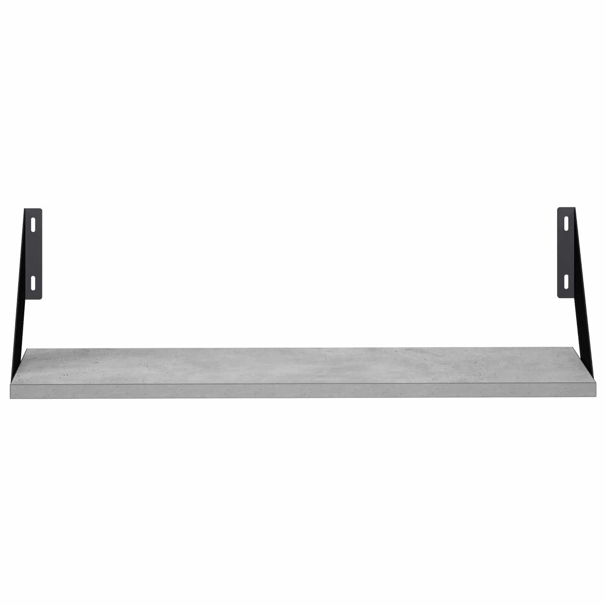 Wall Shelves 2 pcs Concrete Grey 60 x 20 x 17 cm
