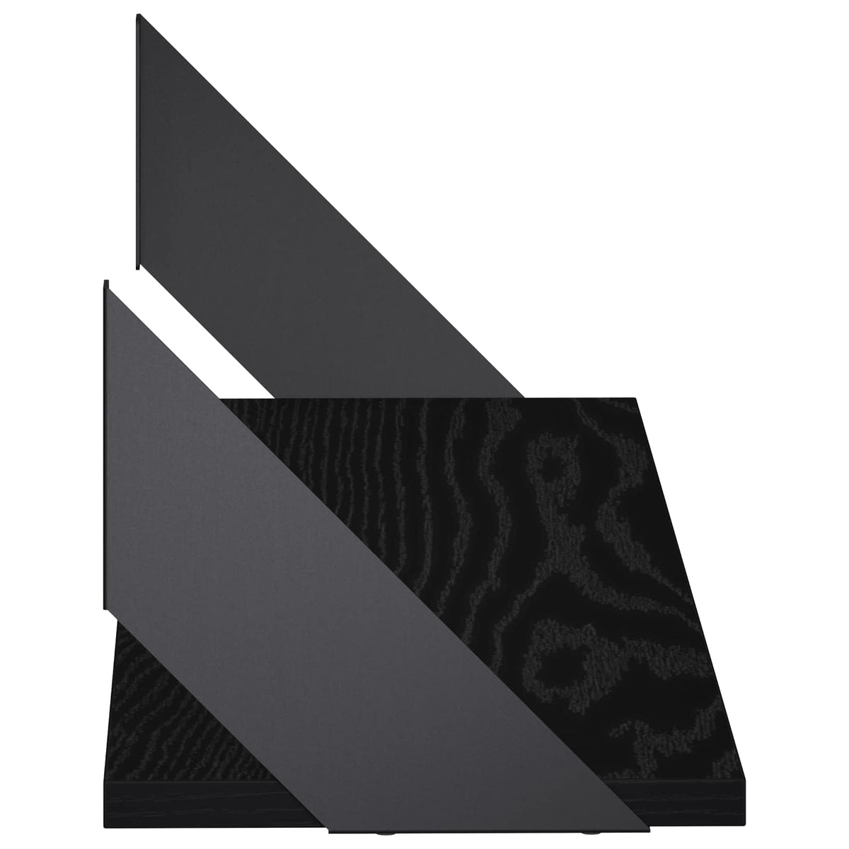 Wall Shelves 4 pcs Black Oak 70 x 20 x 17 cm