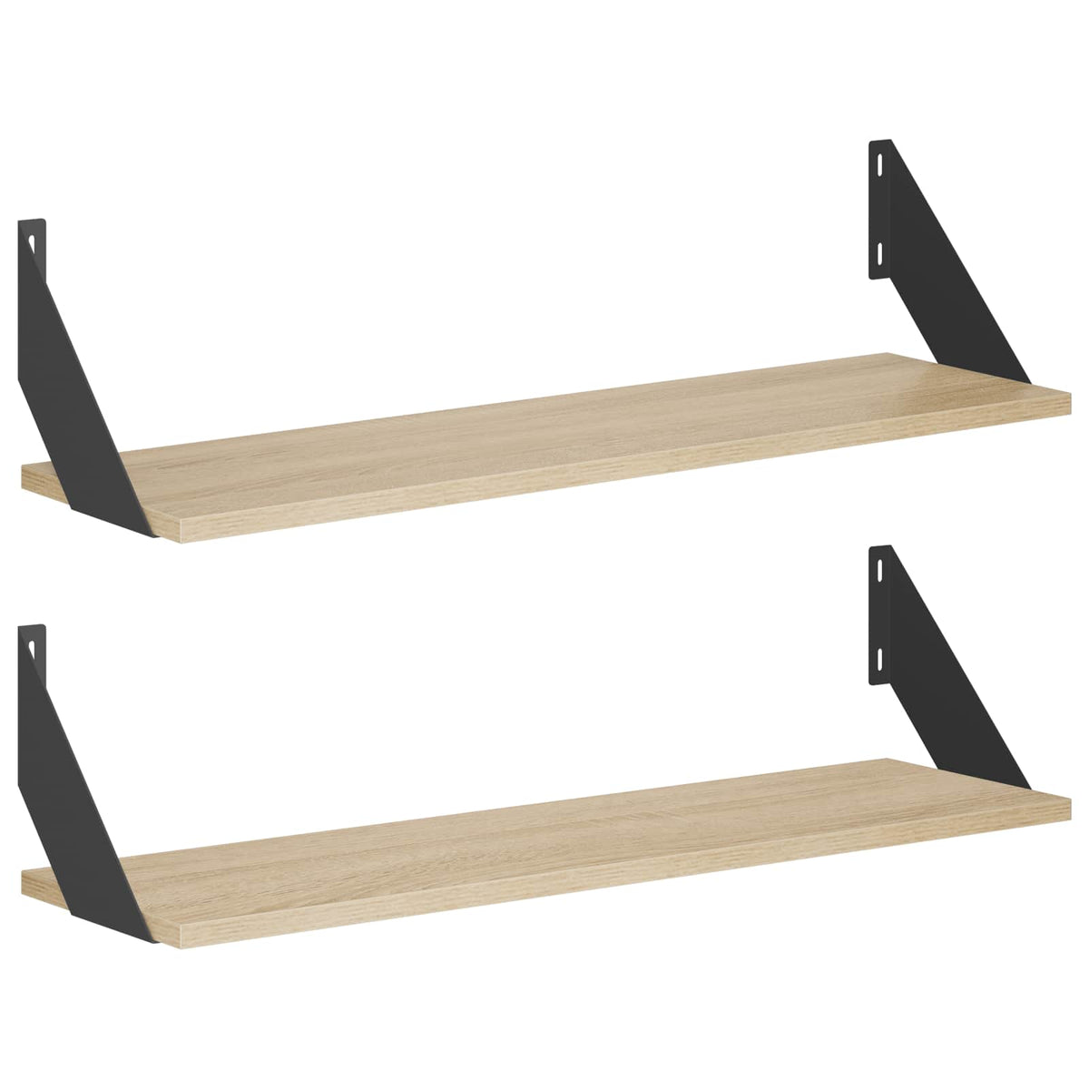 Wall Shelves 2 pcs Sonoma Oak 70 x 20 x 17 cm