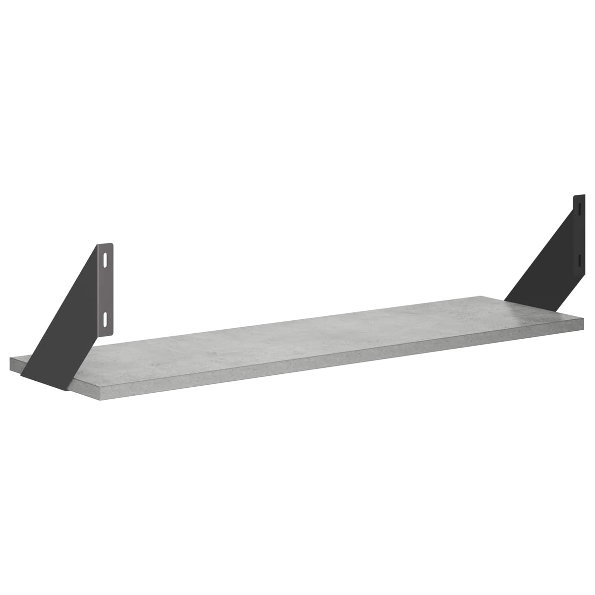 Wall Shelves 2 pcs Concrete Grey 70 x 20 x 17 cm