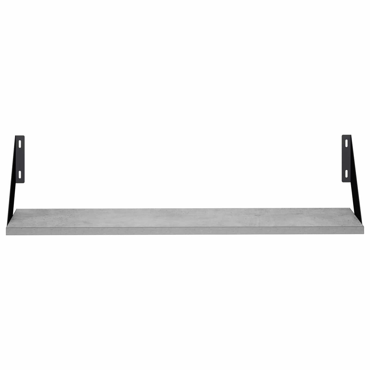 Wall Shelves 2 pcs Concrete Grey 70 x 20 x 17 cm
