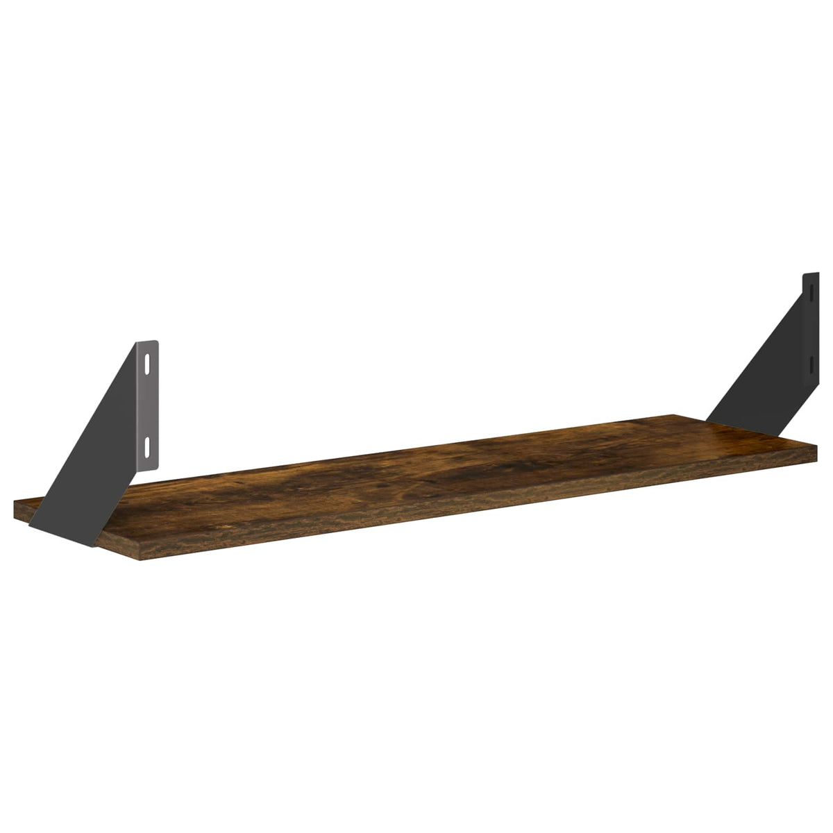 Wall Shelves 4 pcs Smoked Oak 70 x 20 x 17 cm